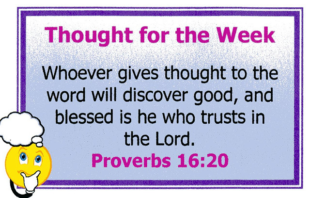 Thought for the Week.