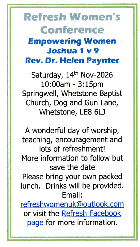 Refresh Women's Conference.